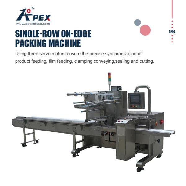 Using Large Touch Screen Panel Spageti Gum High Speed Candy Packing Machine For Food Packing