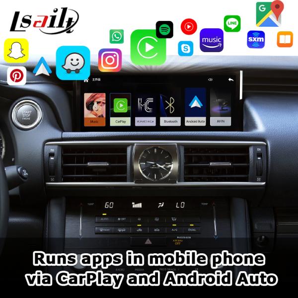 Pin to Pin Apple CarPlay Interface for Lexus IS IS250 IS350 IS300 IS200t 2013-2021 Android Auto Decoder, Mirror Link