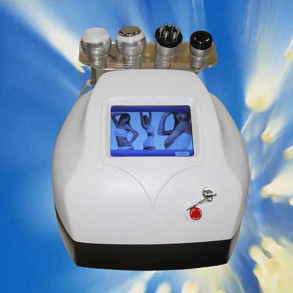 Multifunctional rf&cavitation slimming machine to do face lifting with 4 heads device
