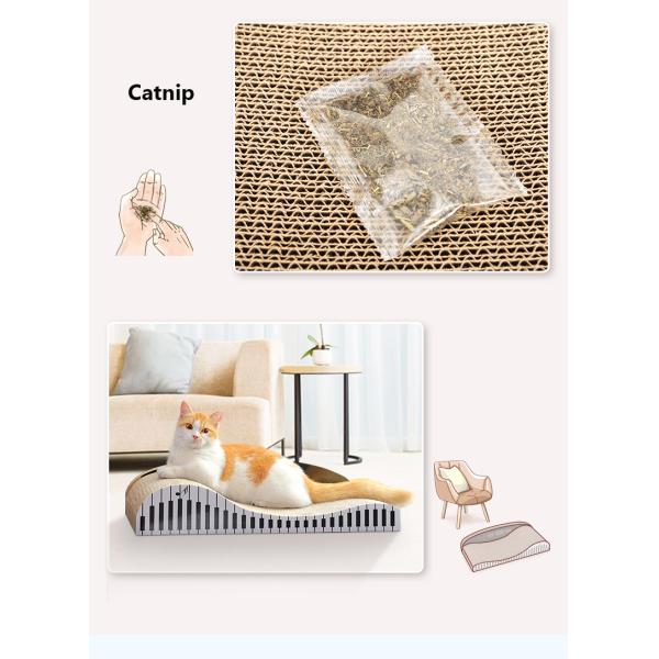 Corrugated Paper Piano Pet Bed Cushion Corrugated Pet Cat Scratcher Board