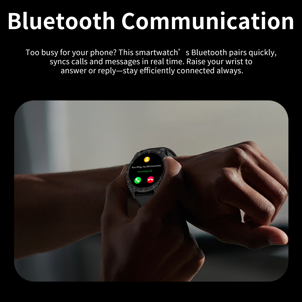 HD300 Pro Offline Map GPS Smart Watch WhatsApp Replay APP Download 1.43inch AMOLED Screen 4GB Memory Waterproof 3ATM Smartwatch