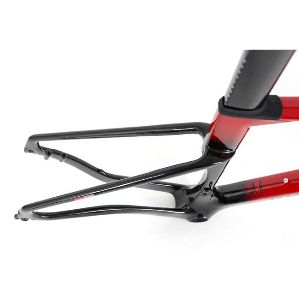 рамка велосипеда дороги углерода 45cm, гибридный велосипед Frameset для покрышки 700x40C