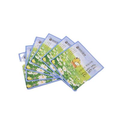 80*100mm 3 Side Sealed Bag Four Layer Glossy Printing Biodegradable Tea Bags