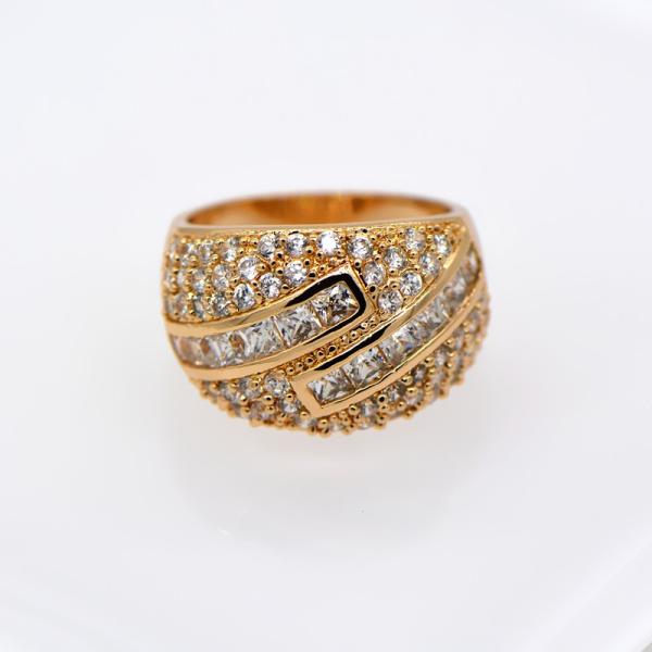New design rectangle AAA+ Swiss Cubic Zircon jewelry gift woman ring fashion jewelry