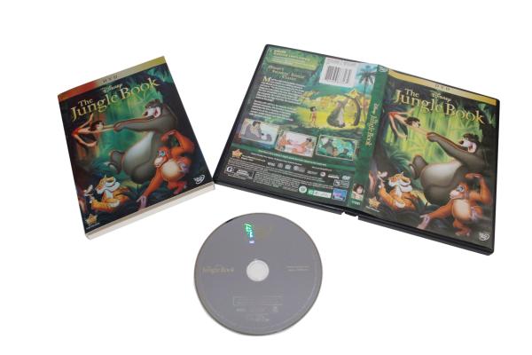 Free DHL Shipping@New Release HOT Cartoon DVD Movies The Jungle Book New 2017 Wholesale,Brand New factory sealed!