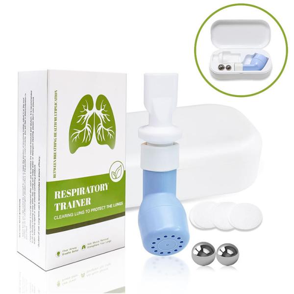 Custom Color Breathing Exercise Device For Lungs , Respiratory Muscle Trainer Portable