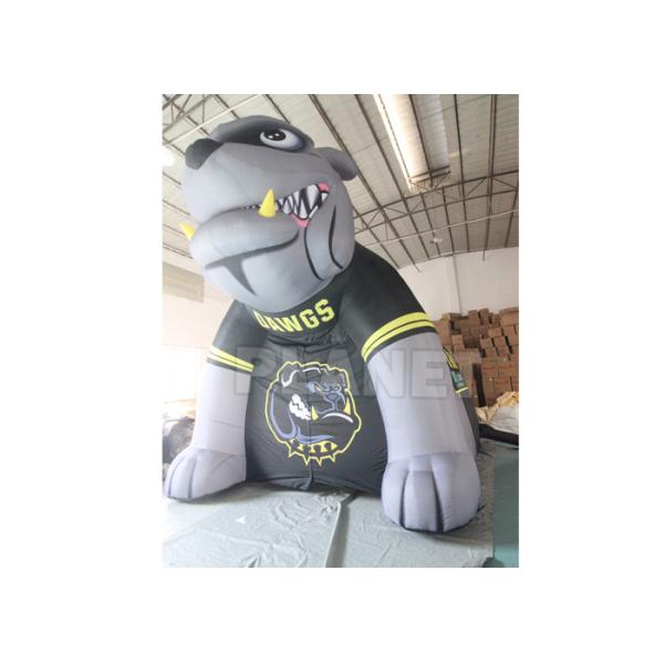 Шлем спорт футбола Оксфорда изготовленной на заказ команды раздувной & тоннель бульдога талисмана тоннеля раздувной