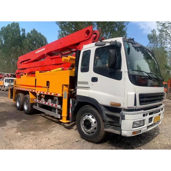 2009 Putzmeister 38 Truck Concrete Pump Vibrating Amplitude 2.6mm 33000kgs for Benefit