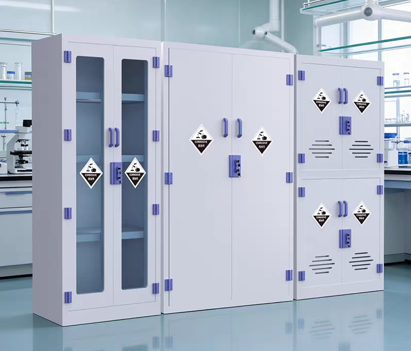 Anti Corrosive PP Storage Cabinet Double Acid Base Storage Cabinet