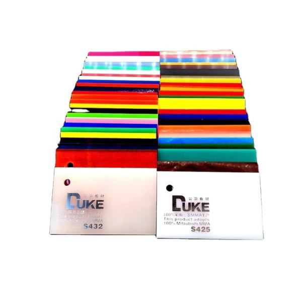 100% de Mitsubishi MMA colorado de cartelería de hoja acrílica resistente a los rayos UV