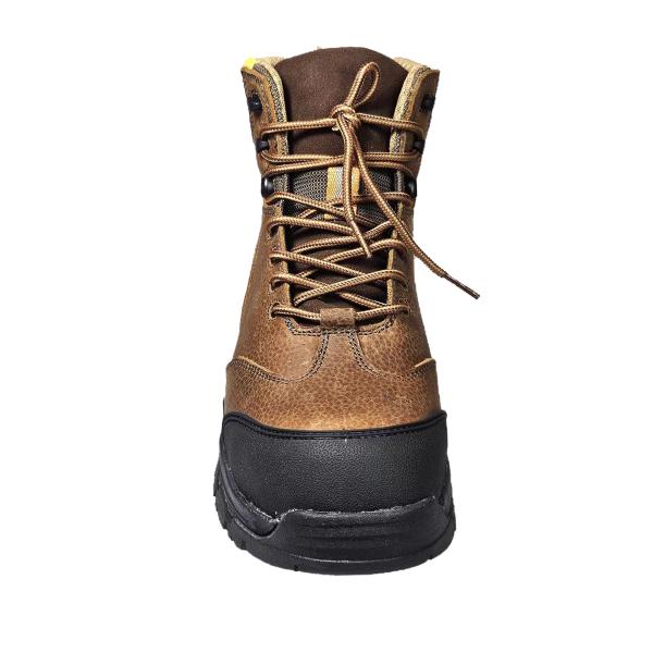Brown Cement Safety Shoes for US 6-12 Built to Withstand the Toughest Environments Genuine Leather