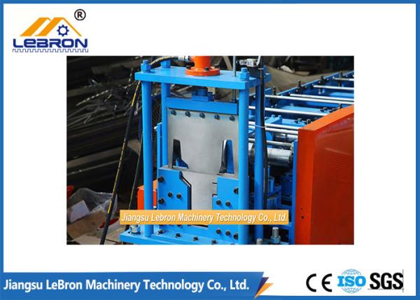 PPGI Steel Gutter Roll Forming Machine 24 Stations Simens PLC Omron Encoder