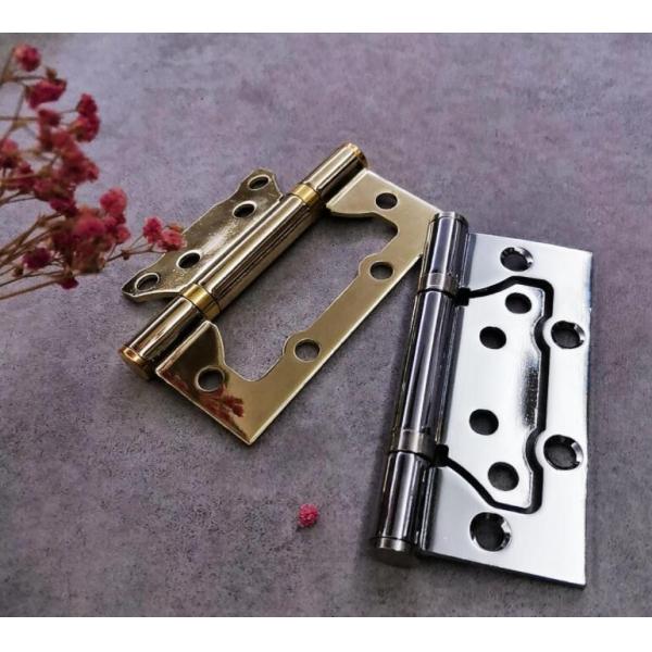 4 Inch Butterfly Gate Hinges , Butterfly Leaf Hinge 2.5mm Thickness