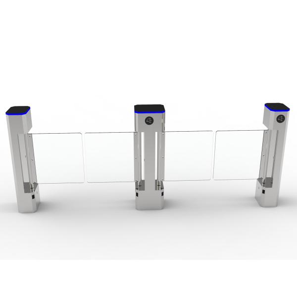 Zento Factory Direct Automatic  Pedestrian Access Control Swing Gate Turnstile with IR Sensor Anti-tailgating for Theme Park