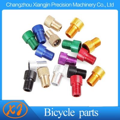 High Quality 6061 T6 Aluminum Alloy Knurled Presta to Schrader Adapter