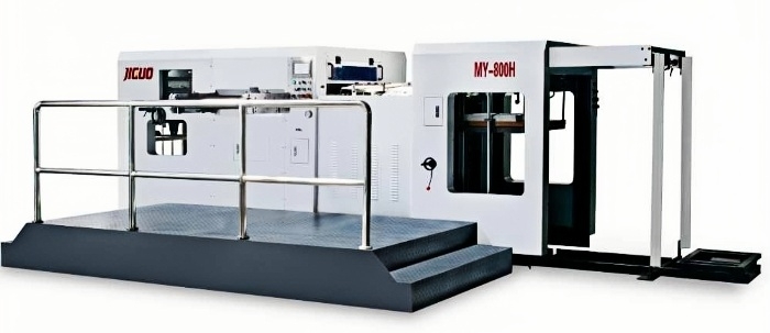 JIGUO MY-800H All-in-One Automatic Die Cutting And Creasing Machine For Adhesives And Packaging Box