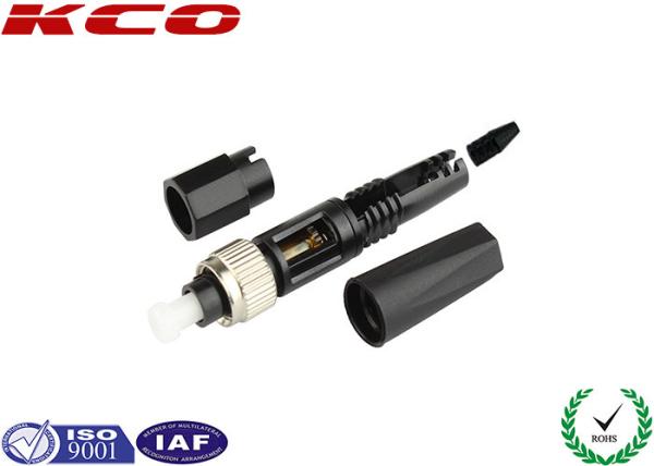 FC Single Mode Fiber Fast Connectors Cable Television 0.9 mm Cable Field Installable Quick Conenctor