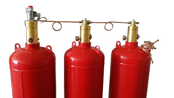 Sistema de supressão de incêndio 120L FM200 Garantir a segurança contra incêndio a 2-4m de altura de descarga