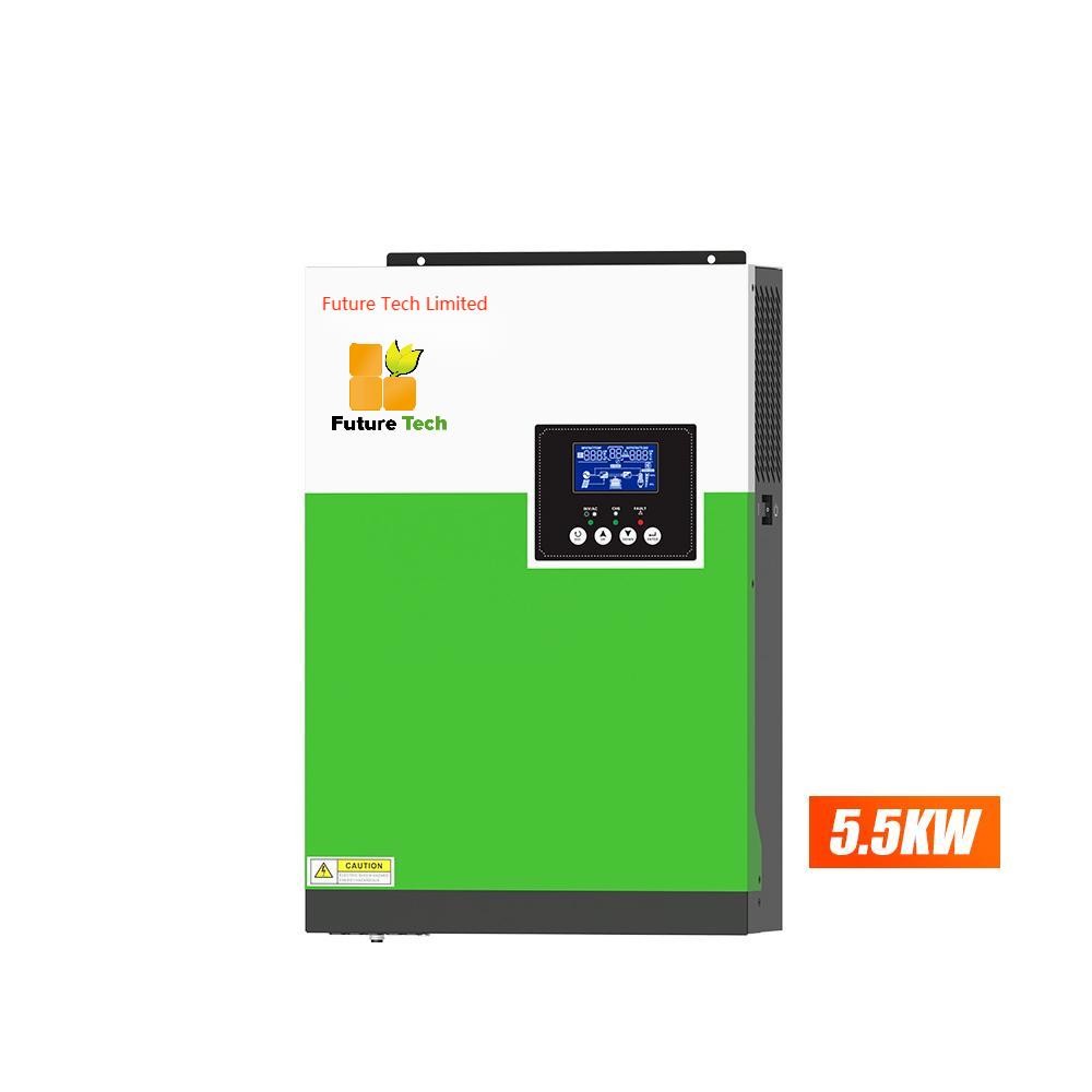 Домашнее 5.5KW с инвертора 220V/230V Макс решетки гибридного параллельного до 12 блока
