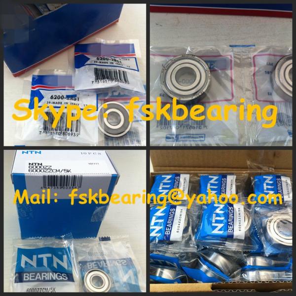 High Speed Low Noise Miniature Sealed Ball Bearings Rubber Seal / Steel Shield