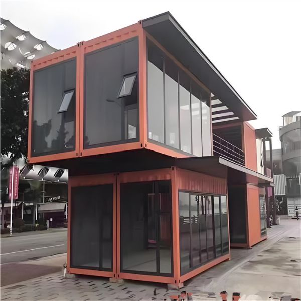 Steel Frame Prefab Container House for Backyard Workshop Storage Shed