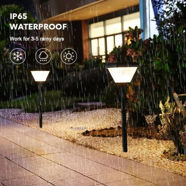 Solar Lawn Lights Outdoor Waterproof LED Garden Path Lights for Yard Patio Decor