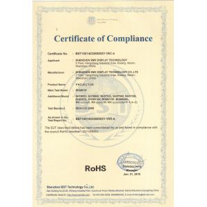 Shenzhen SMX Display Technology Co., Ltd. Certifications