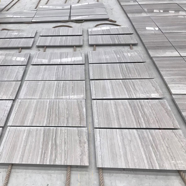 1.jpg White Wooden Veins Marble Stone Slab 305x305x10mm 305x610x10mm 600x600x18-20mm