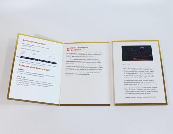 2.8 UV Coat 16GB Memory Digital Video Brochure With Videos / Sound