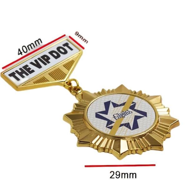 Sublimation Medal Blanks Personalized Blank Gold Pin Medals