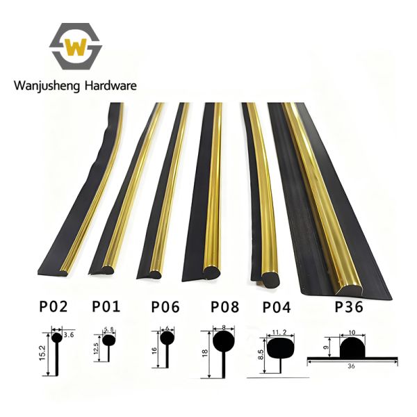 Sofa Furniture Decoration Embedded P-Shaped Bone Strip Durable and Stylish High-Quality Golden Bone Strip Inlay Edge