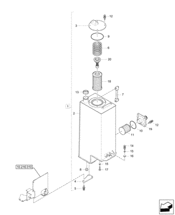 датчик уровня горючего 33Q6-02700 E1310473 в случай CX60C Hyundai R140LC-7