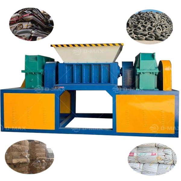 Double Shaft Shredder for Scrap Recycling of Waste Metal and Tires Recycle Waste Wood