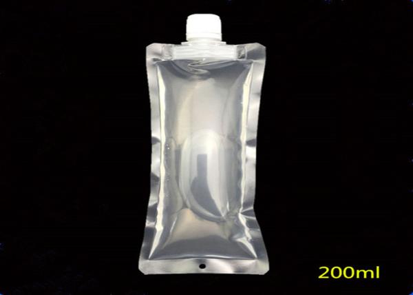 Transparent Foil Liquid Spout Bags 200ml 500ml Reusable Leak Proof With High Barrier