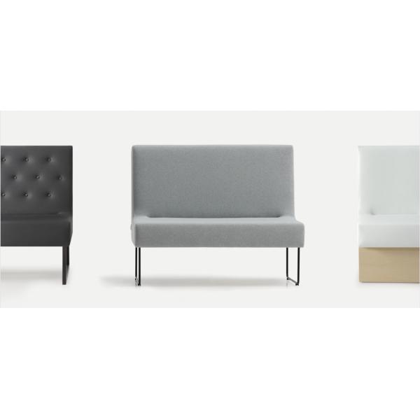Hotel Coffee Shop Card Seat High Back Modern Sectional Sofa