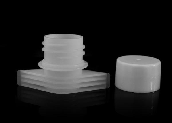 Customized Pour Dia 22mm Plastic Pour Spout Caps For Gel / Cream / Liquid Pouches