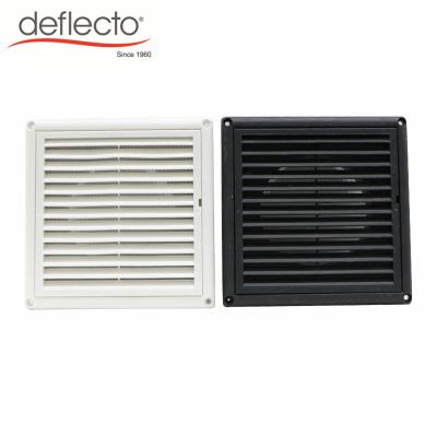 HVAC 6 Inch Plastic Air Vents UV Anti Venting Outdoor Hood 150MM Black Color
