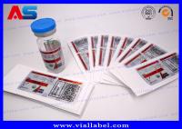 Étiquettes pour flacons de peptide CMYK Pour les médicaments Bouteille en verre Autocollant Impression usine imperméable à l'eau Adhésif fort