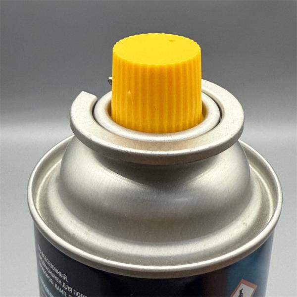 Válvula ligera de aluminio para bombonas de gas para mochileros con conexión de clic instantáneo