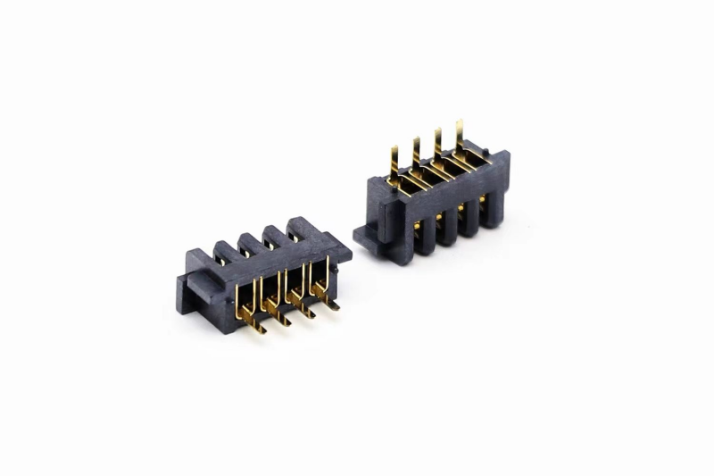 2.5mm Pitch Battery Connector Female Gold-plated 4P