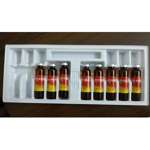 Plastic tray for health care products, blister