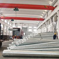 30FT 2 Segmentos Gr50 Pollo de utilidad de metal octogonal galvanizado por inmersión en caliente