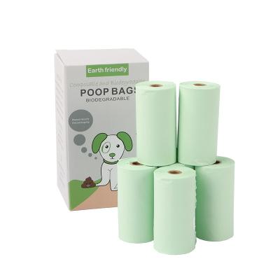O tombadilho Compostable amigável do cão de 120 Eco ensaca sacos Degradable do tombadilho do cão da prova maioria biodegradável do escape