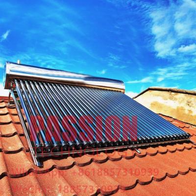 SS316 Enamel Inner Tank High Presssure Solar Water Heater 250L Solar Collector