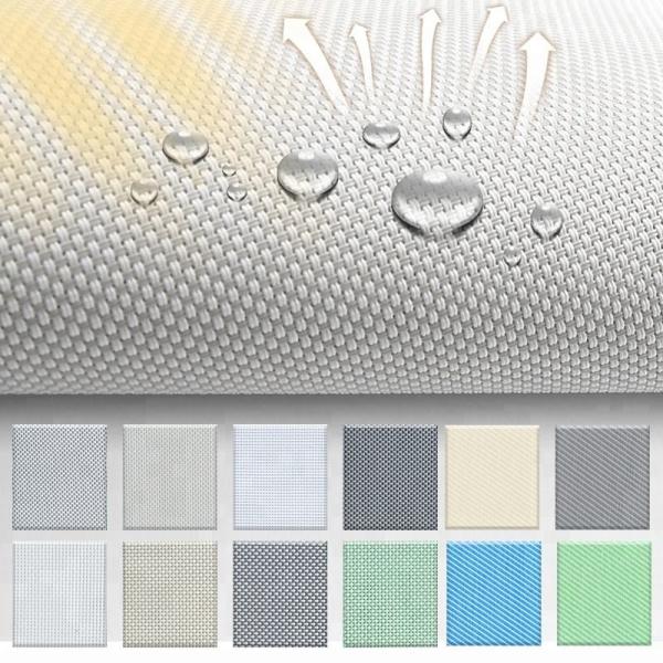 CE Water Resistant Polyester Sunscreen Fabric 48x46'' For Hotel Roller Blindsor Window
