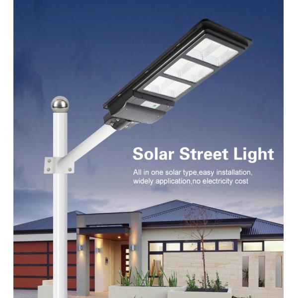 IP65 Solar LED Street Lights Good Toughness  High Effective Anti Rust