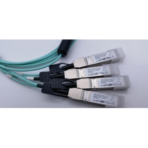Оптический кабель 40G QSFP+ совместимого проламывания Cisco QSFP-4X10G-AOC3M активный к 4x10G SFP+ 3M