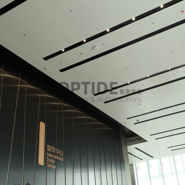 Expanded Commercial Decorative Metal Aluminum Sound Absorbing Ceiling Panels