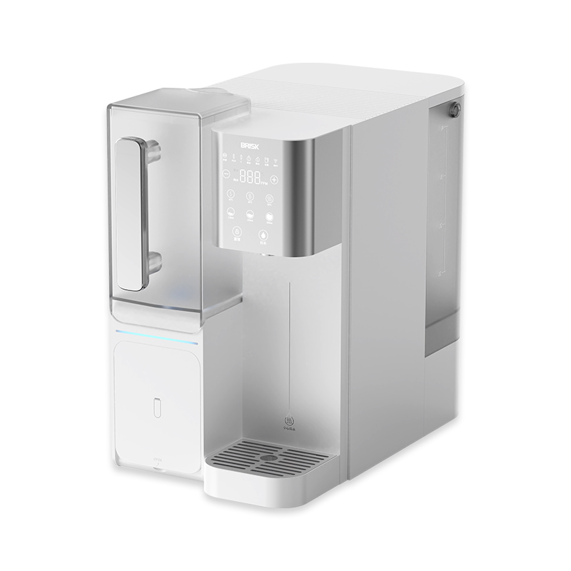 2200W Instant Heating Desktop Water Purifier with Multi-Stage Filtration and Installation-Free Countertop Reverse Osmosis Water Dispenser