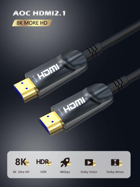 65 Feet 60Hz 4k 18gbps Hdmi Cable , Zinc Alloy Case 20M AOC 4K@60HZ Hdmi Cable